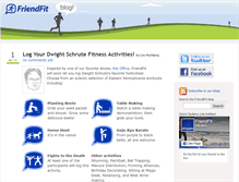 Tablet Screenshot of blog.friendfit.com